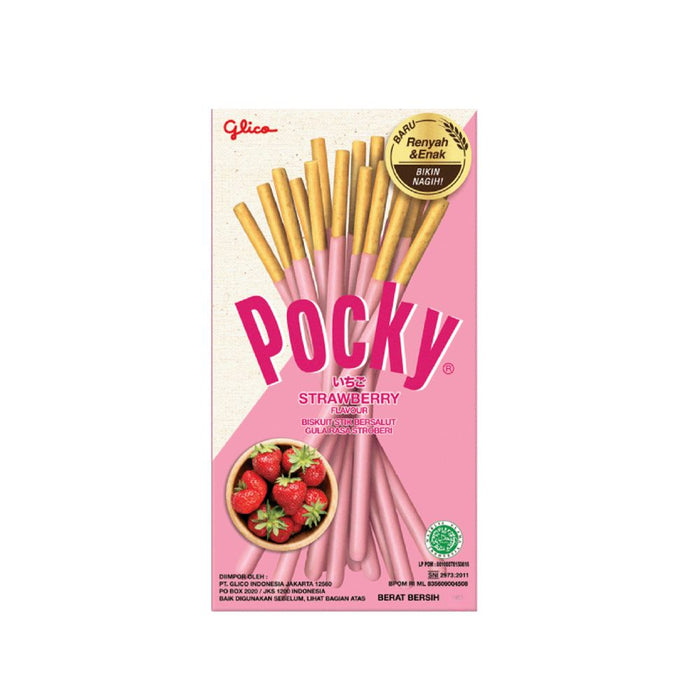 GLICO POCKY STICK STRAWBERRY FLAVOUR 43G