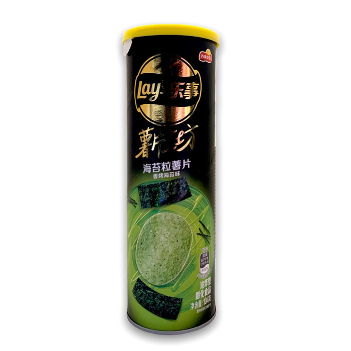 LAY'S ROASTED SEAWEED FLAVOR POTATO CHIPS - 104G 乐事春辣海苔粒味薯片