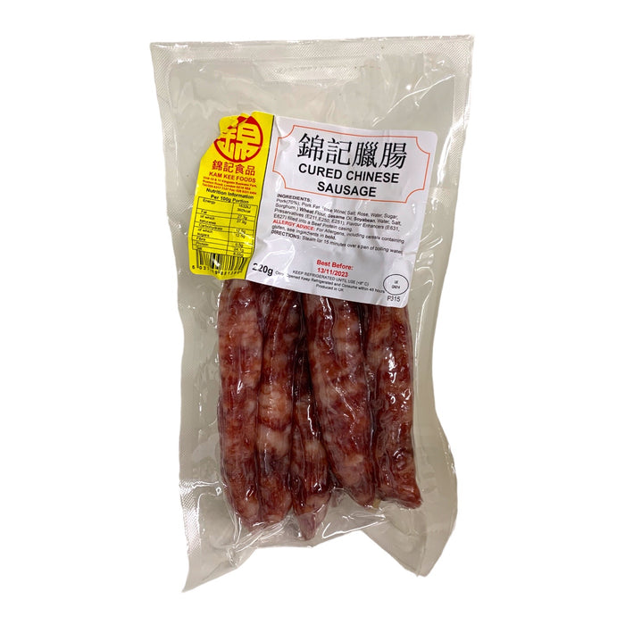 KAM KEE CURED CHINESE SAUSAGE 220G 錦記臘腸