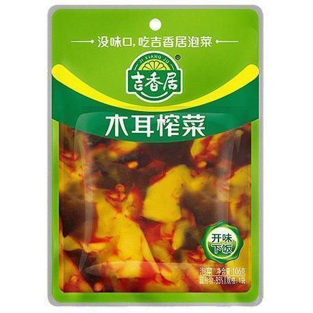 JI XANG 黑木耳榨菜 吉香居木耳榨菜
