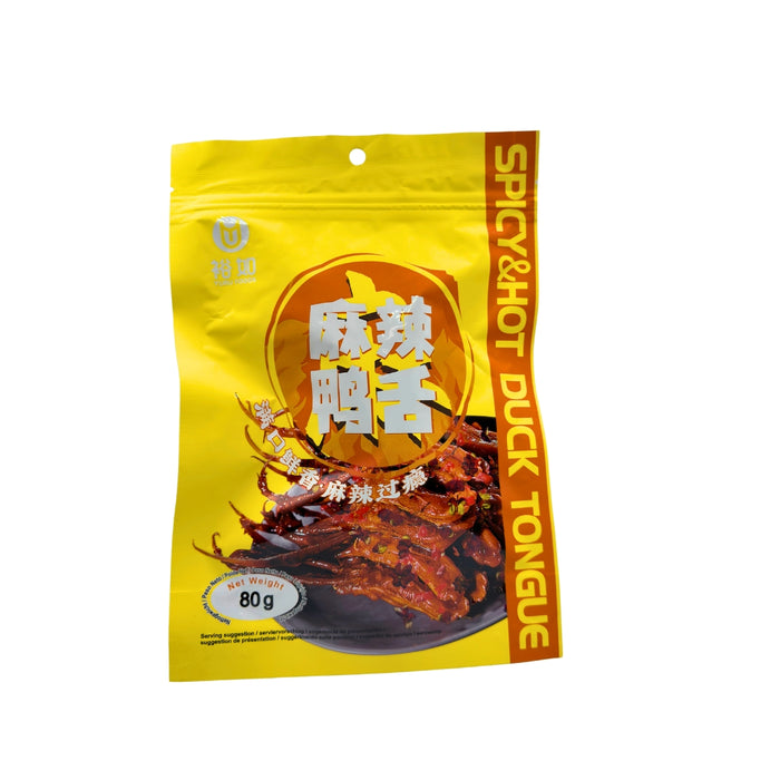 YURU SPICY & HOT DUCK TONGUE 80G