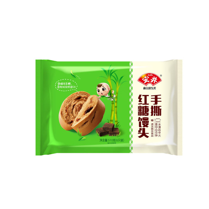 ANJOY HAND TORN BROWN SUGAR BUN 510G