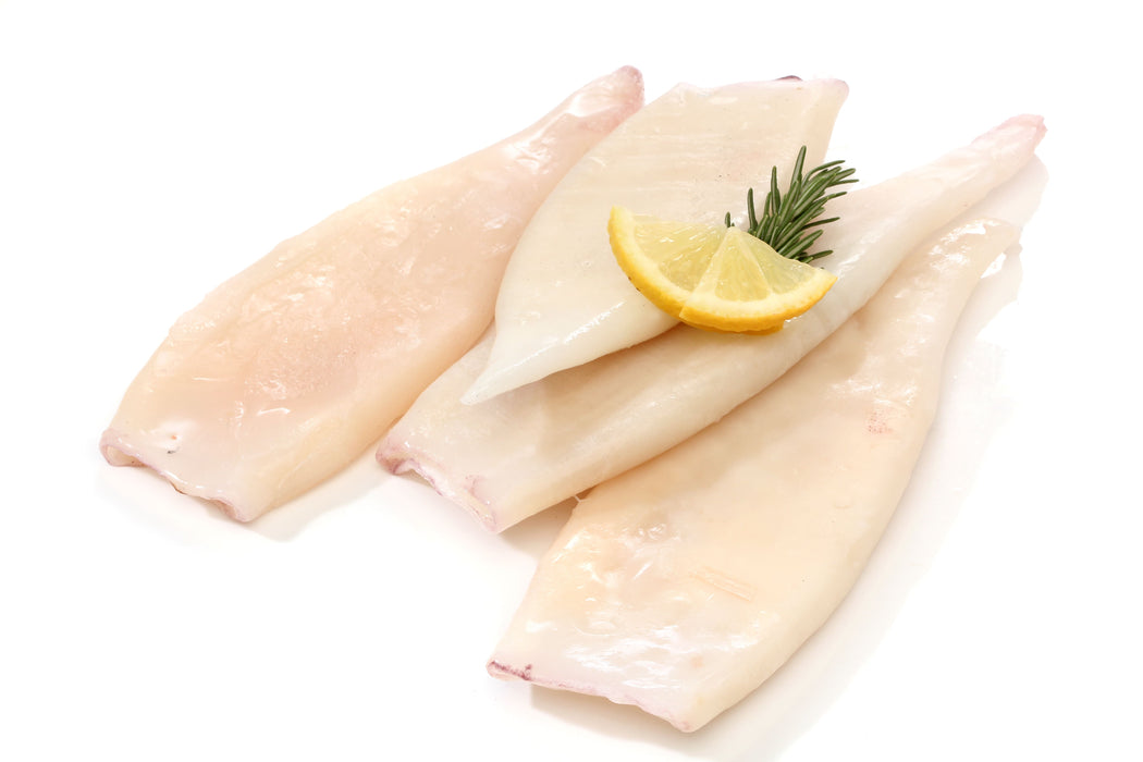 FROZEN IQF U/5 SQUID TUBES 1KG
