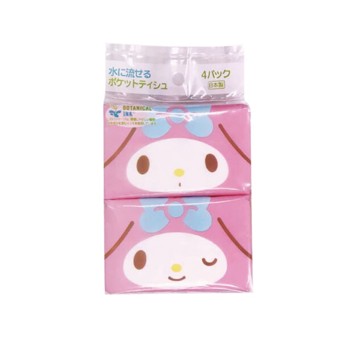 SANRIO MY MELODY TISSUES 4 PACK
