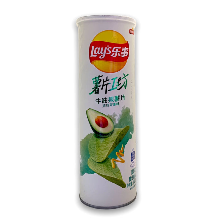 LAY'S WASABI & AVOCADO FLAVOUR POTATO CHIPS - 104G 樂事牛油果清甜芥末味薯片