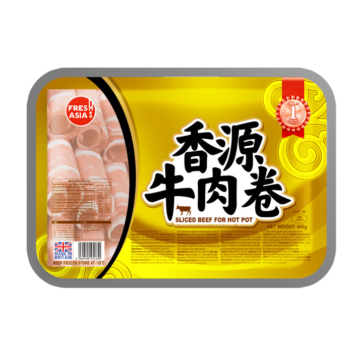 FRESH ASIA BEEF SLICE 400G 香源肥牛卷