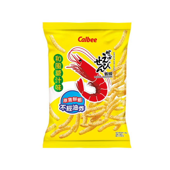 CALBEE OKONOMIYAKI PRAWN CRACKERS 90G