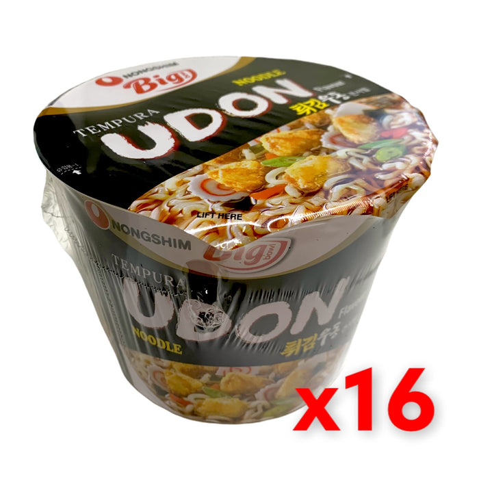 農心天婦羅烏龍麵大碗麵,16包