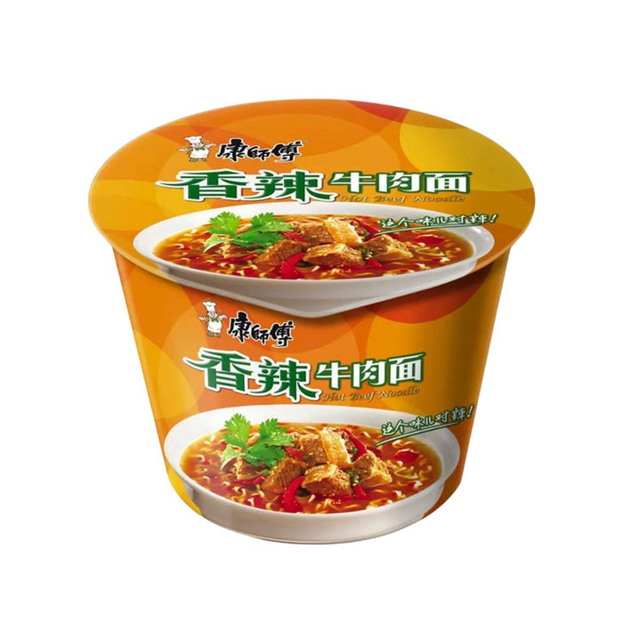 MASTER KONG HOT SPICY BEEF NOODLE BOWL 108G 康師傅即食麵桶麵 香辣牛肉味