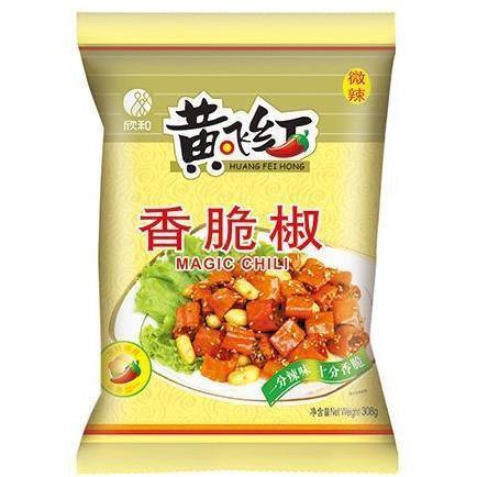 HUANG FEI HONG MAGIC CHILLI 308G 黄飞红香脆椒