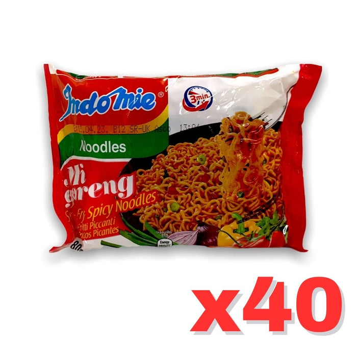 INDOMIE GORENG 炒辣面 80G,40 盒