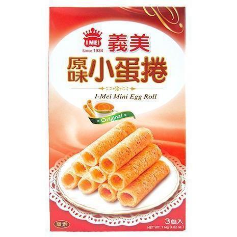 I MEI MINI EGG ROLL 114G 义美原味小蛋卷