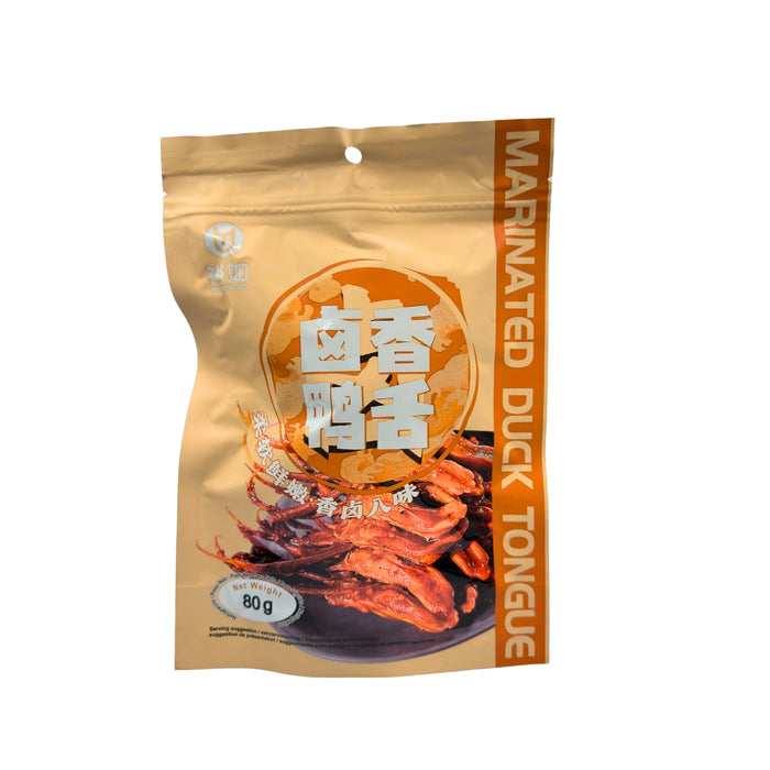 YURU MARINATED DUCK TONGUE 裕如卤香鸭舌 80G