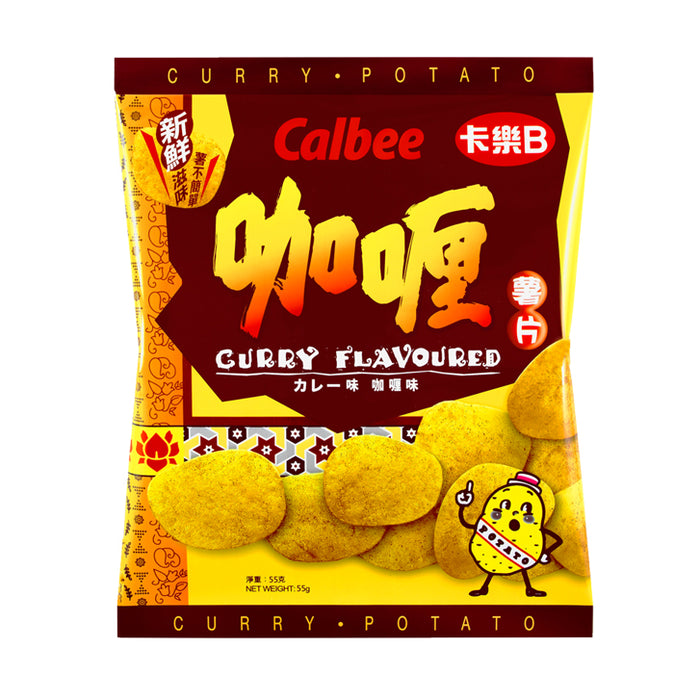 CALBEE CURRY POTATO CRISPS 55G