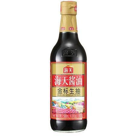 HADAY GOLD LABEL SUPERIOR LIGHT SOY SAUCE 500ML 海天金標生抽