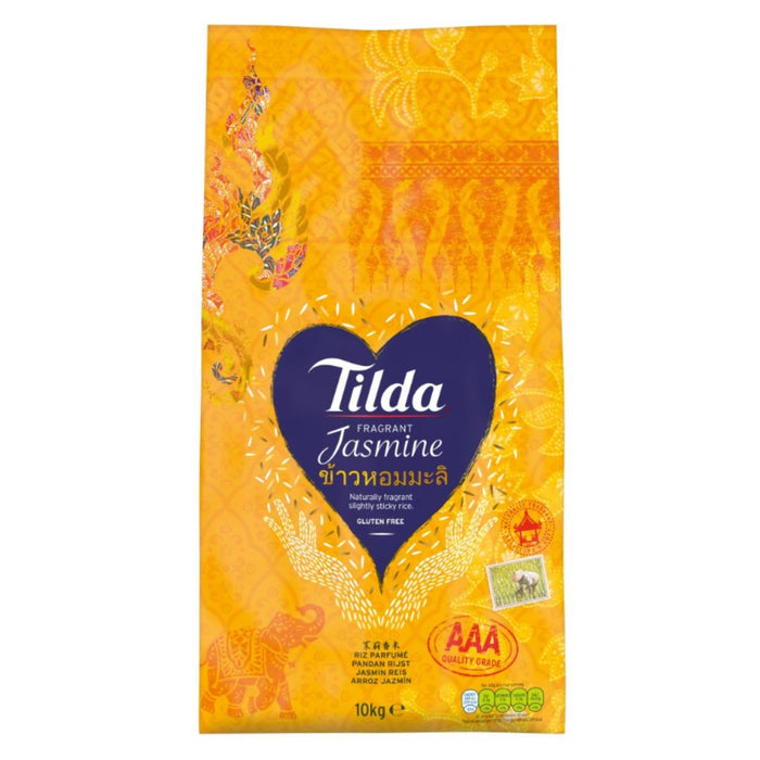 TILDA FRAGRANT JASMINE RICE 10KG (MAX. 2 BAGS PER CUSTOMER)