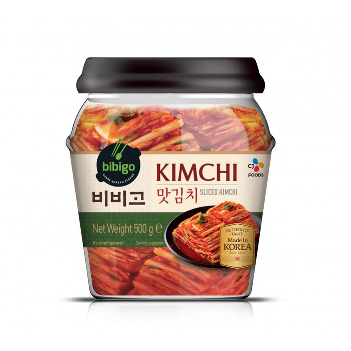 BIBIGO SLICED HALAL KIMCHI TRADITIONAL JAR - 500G