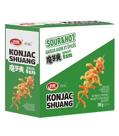 WEILONG HOT & SOUR KONJAC STRIPS 360G 衛龍魔芋爽酸辣味