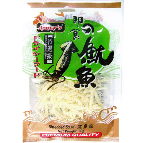 JEENY'S SEAFOOD SNACK SHREDDED SQUID 30G