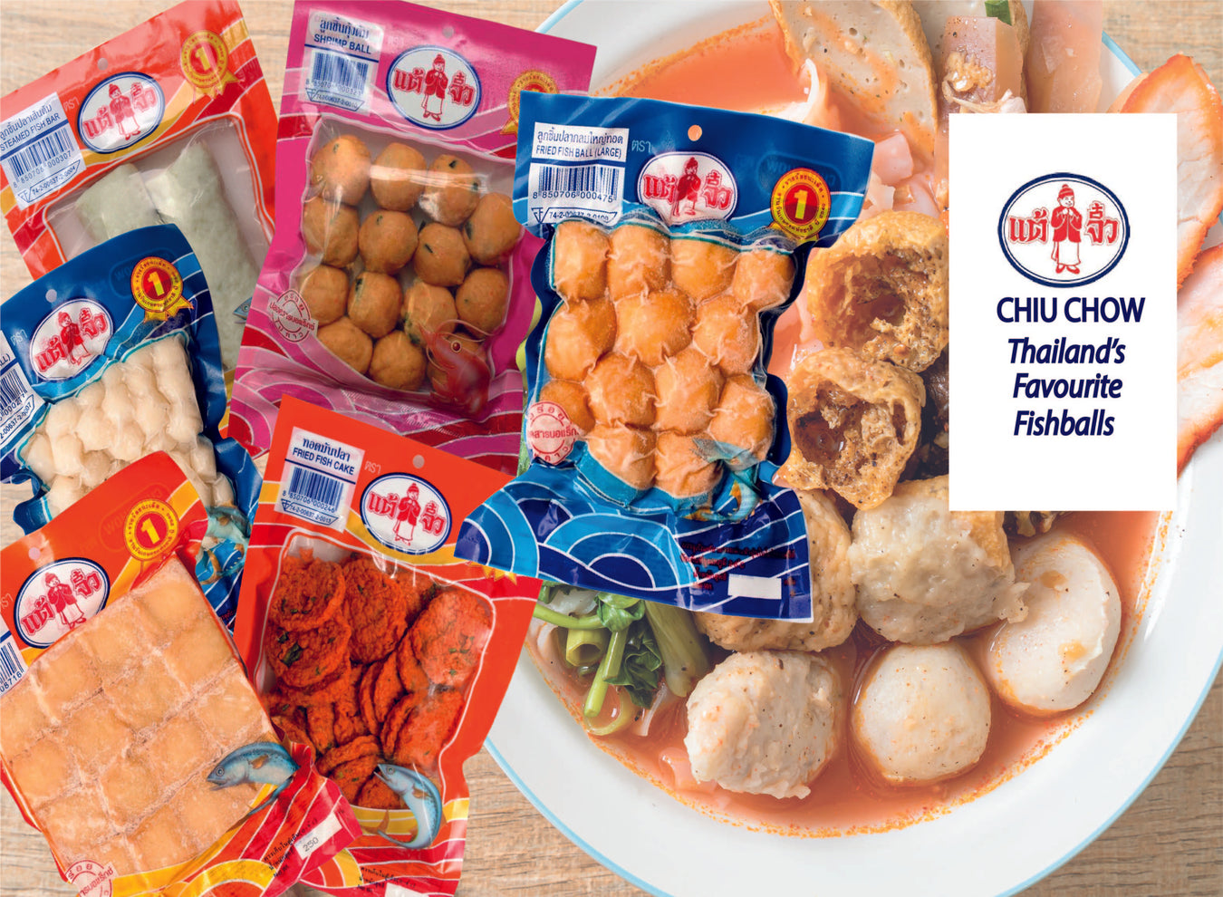 CHIU CHOW - THAI FISH BALLS RANGE