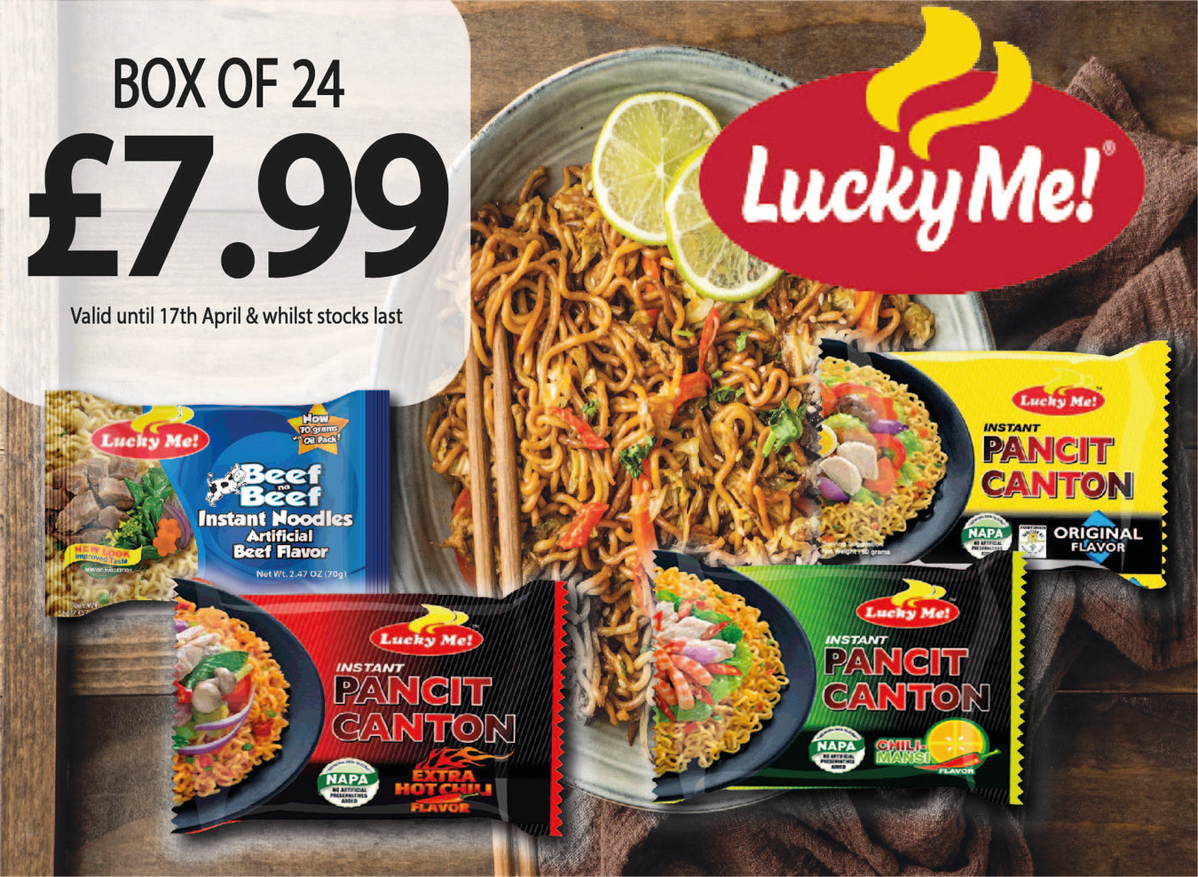 LUCKY ME NOODLES