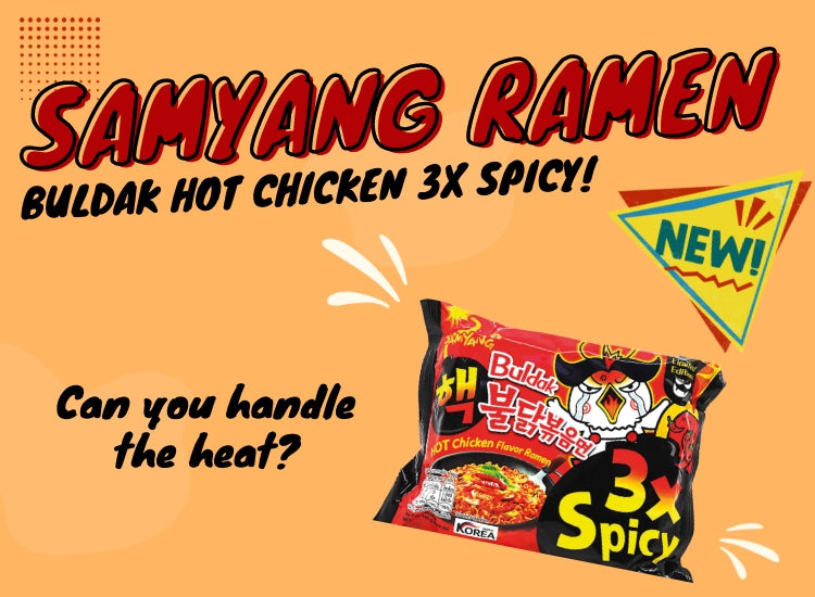Samyang 3x Spicy Buldak Ramen Noodles 🔥🔥🔥