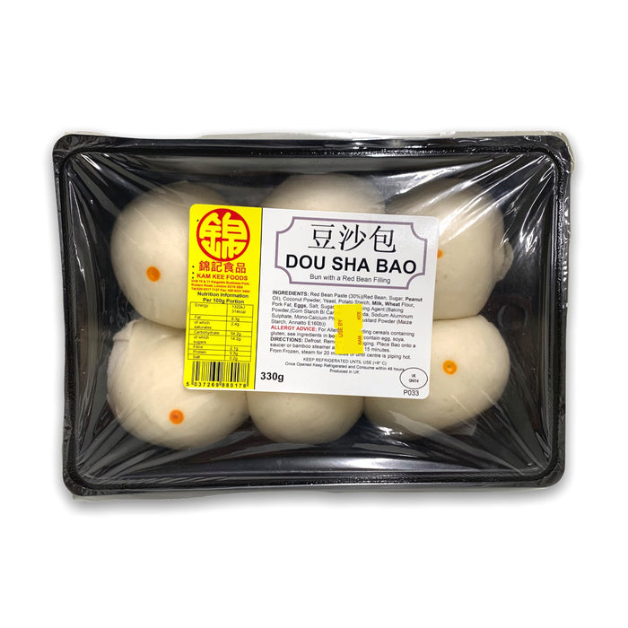 KAM KEE DOU SHA BAO 6PCS 330G 錦記豆沙包 (保存期限約5天)