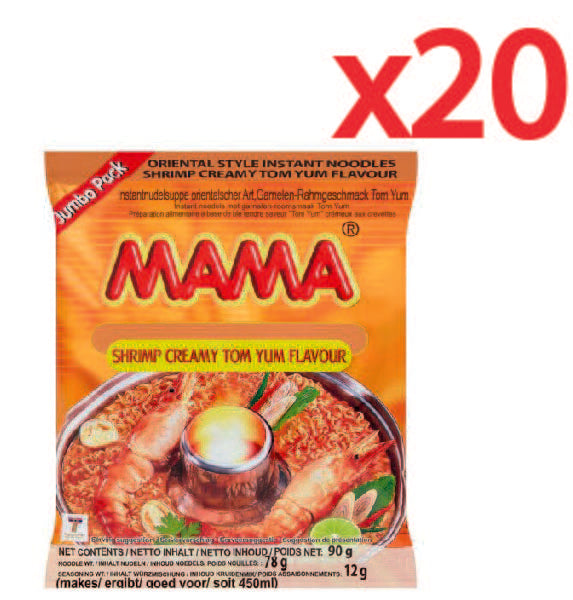媽媽牌冬蔭功奶油蝦麵 90克，20包