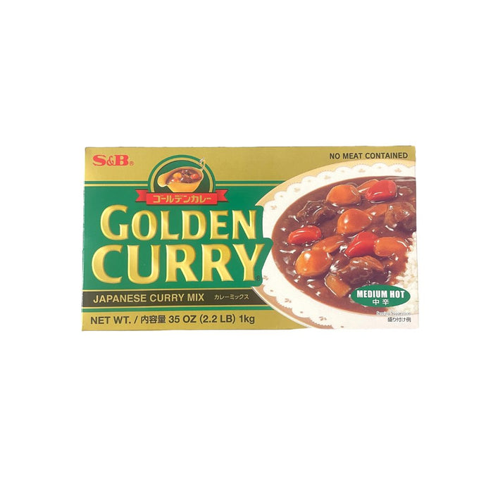 S&B MEDIUM HOT GOLDEN CURRY 1KG