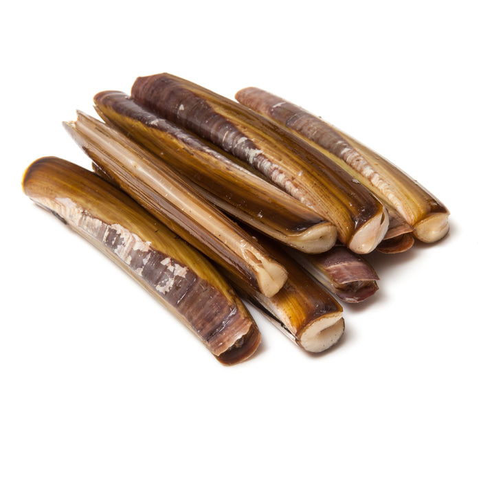 FROZEN IQF RAZOR CLAMS IN SHELL