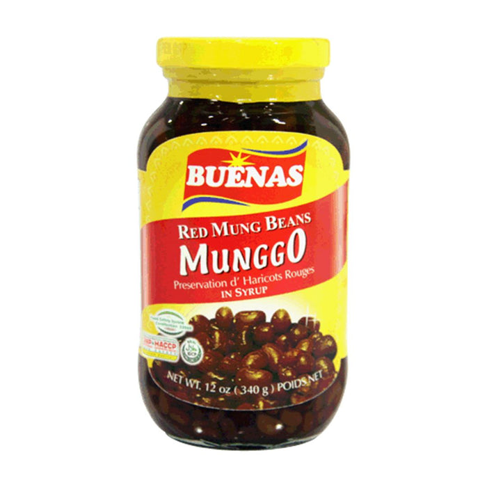 BUENAS HALAL RED MUNG BEANS IN SYRUP 340G