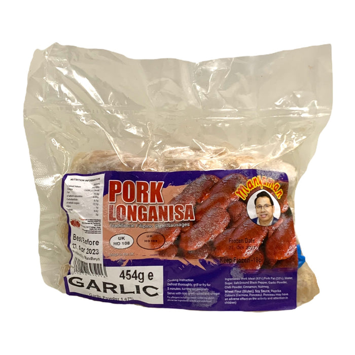 CABALEN'S PORK LONGANISA - GARLIC FLAVOUR - 454G