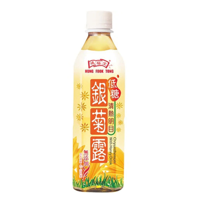 HUNG FOOK TONG CHRYSANTHEMUM WITH HONEY - 500ML 鸿福堂银菊露 (低糖）