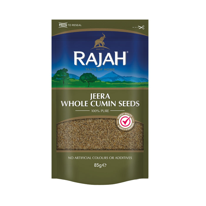 RAJAH WHOLE CUMIN SEEDS JEERA - 85G