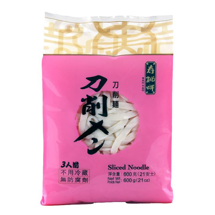 SAU TAO SLICED NOODLE 600G 壽桃牌 刀削麵