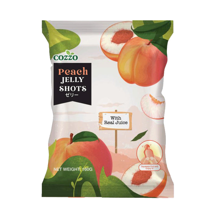 COZZO HALAL 桃子果冻饮品 - 160G