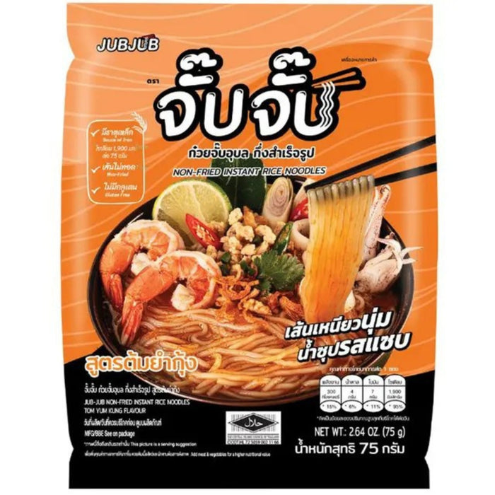 JUB JUB  TOM YUM CHEWY RICE NOODLES 75G