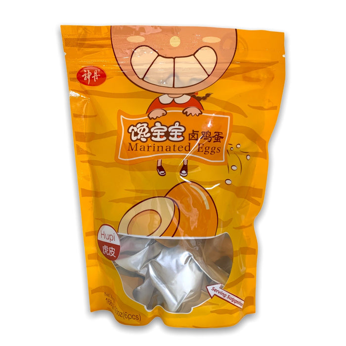 Shen Dan Marinated Chicken Eggs HUPI - 168G 神丹虎皮蛋