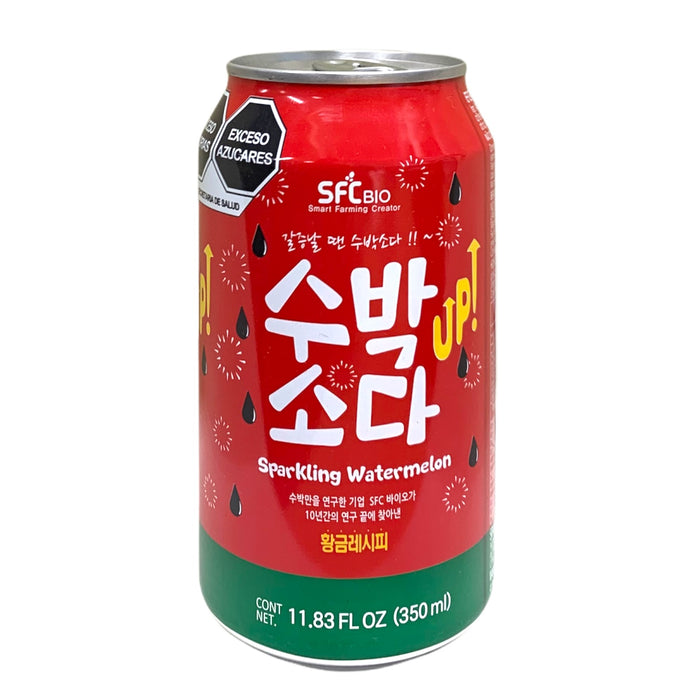 三进西瓜味苏打水 350ML