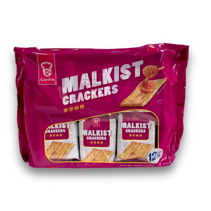 GARDEN MALKIST CRACKERS 12 PACKS 324G 嘉頓麥芽酥餅
