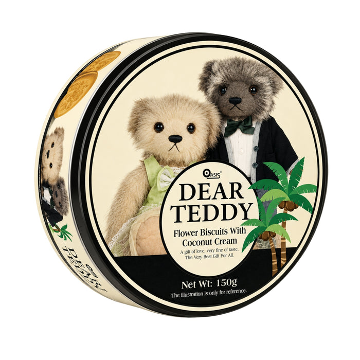 DEAR TEDDY FLOWER BISCUITS WITH COCONUT CREAM 150G