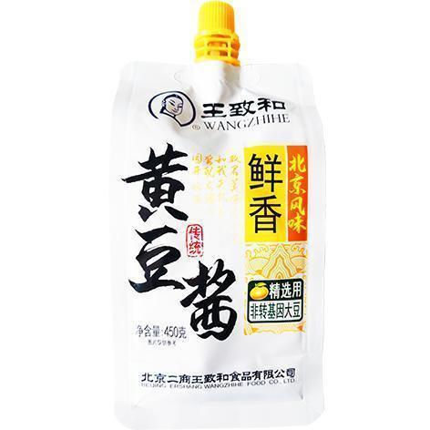 王致和黄豆酱 450G 王致和黄豆酱-袋装