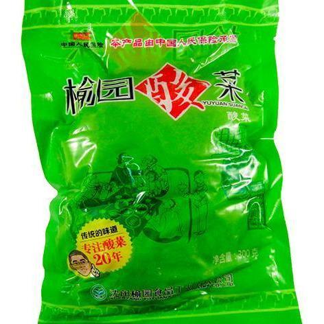YUYUAN PRESERVED SHREDDED VEGETABLE 300G 榆園酸菜-切絲
