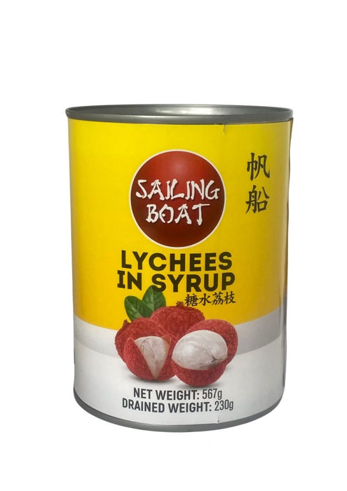 SAILING BOAT LYCHEE IN SYRUP - 567G