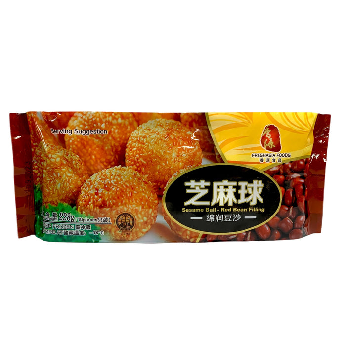 FRESH ASIA FROZEN SESAME BALL (RED Bean PILLING) 228G 香源芝麻球 (豆沙馅)