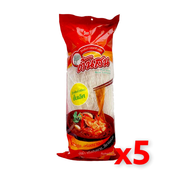 松樹綠豆粉絲白5X80G
