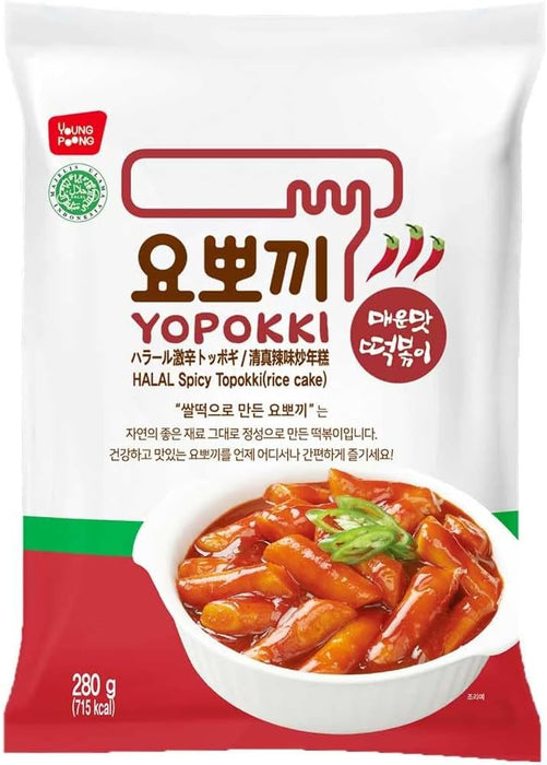 YOUNG POONG YOPOKKI ORIGINAL FLAVOUR TOPOKKI HALAL - 280G