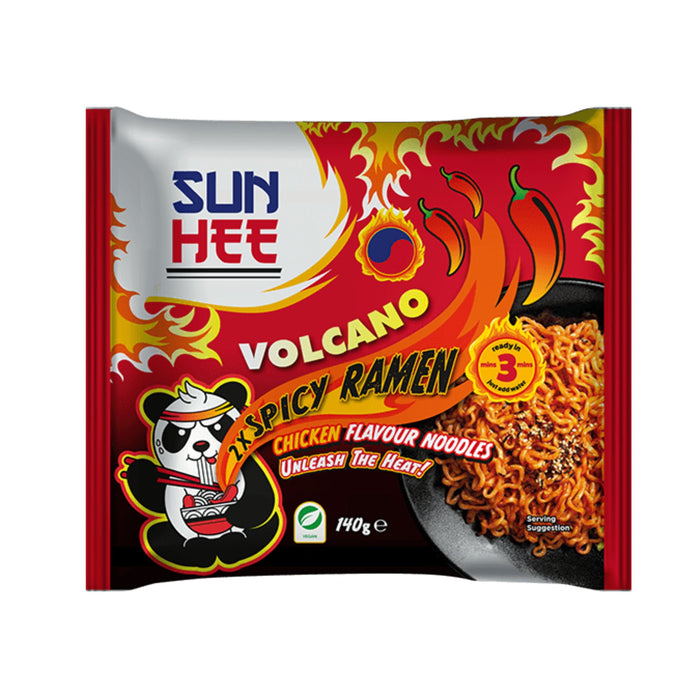 SUN HEE VOLCANO SPICY INSTANT RAMEN 140G