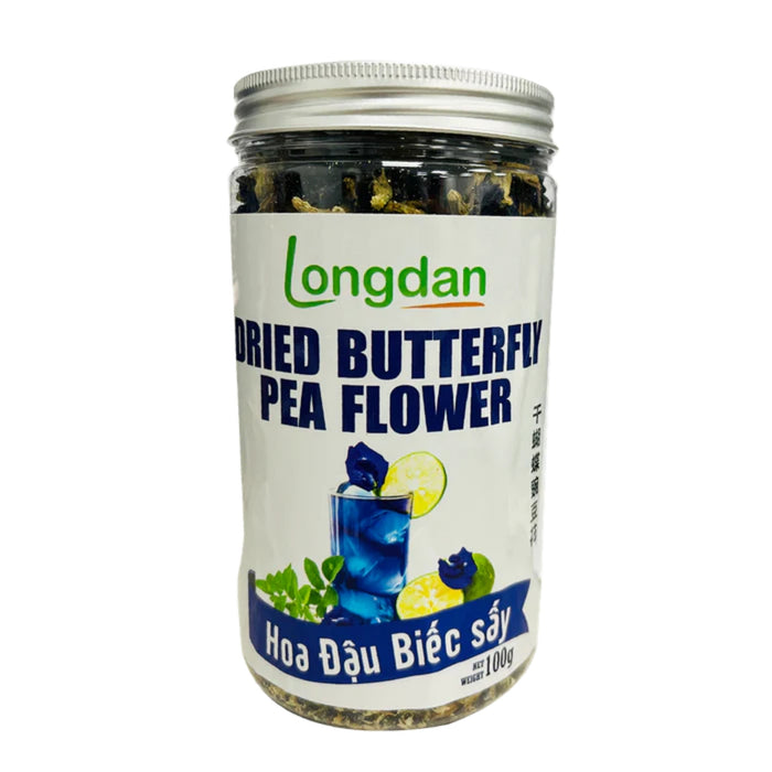 LONGDAN DRIED BUTTERFLY PEA FLOWER 100G