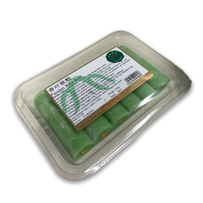 SUN FUNG PANDAN RICE ROLL 200G (约3天保质期) 山峰香叶软糕